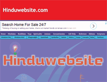 Tablet Screenshot of hinduwebsite.info