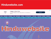 Tablet Screenshot of hinduwebsite.com
